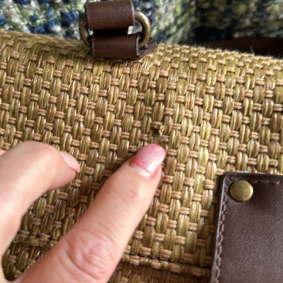 Tristan Rectangle Straw Purse - Picture 12 of 13